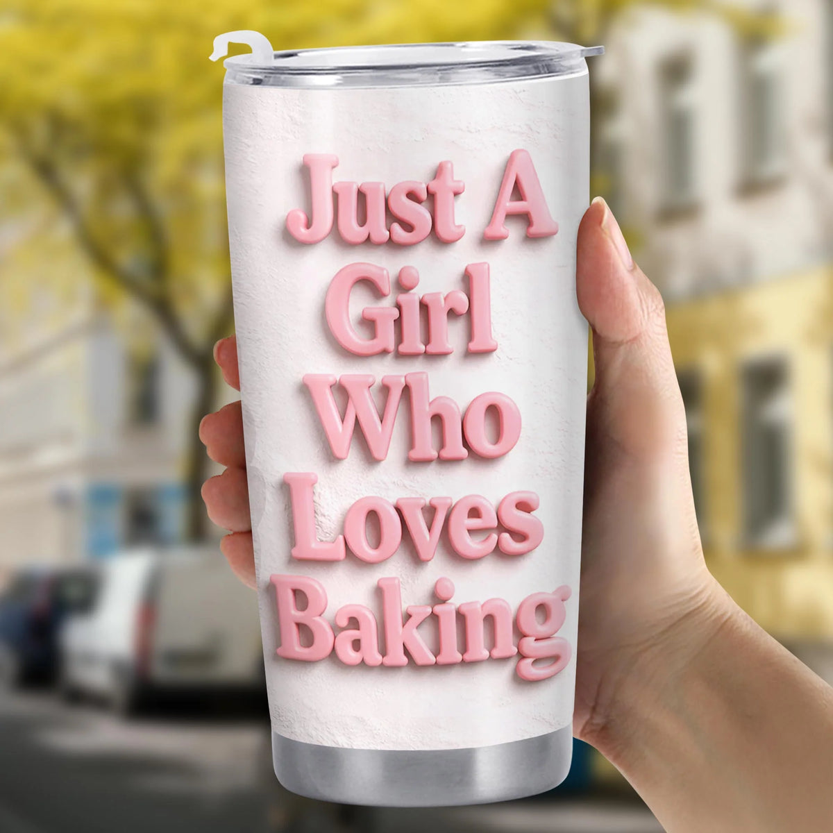 Just A Girl Who Loves Baking With Mixer And Cookies