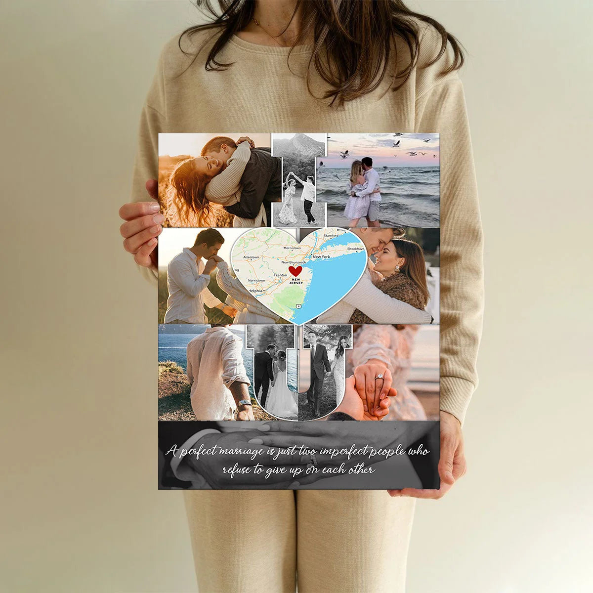 Canvas / Poster gift-ready design for Couples