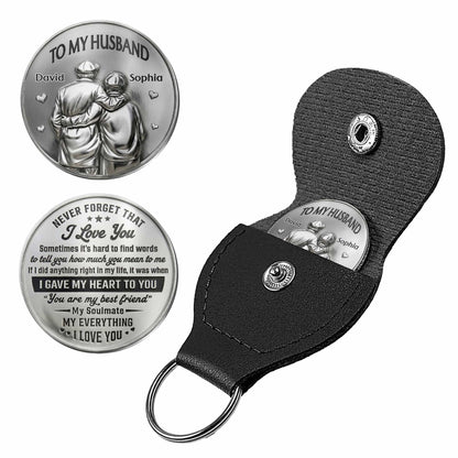 Personalized Husband Pocket Hug personalization view for Husband