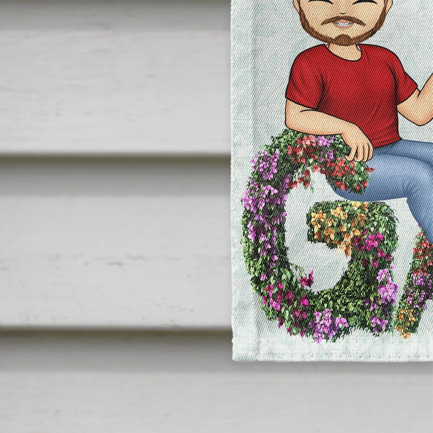 Beware A Crazy Plant Lady Lives Here - Personalized Garden Flag for Plant Lovers