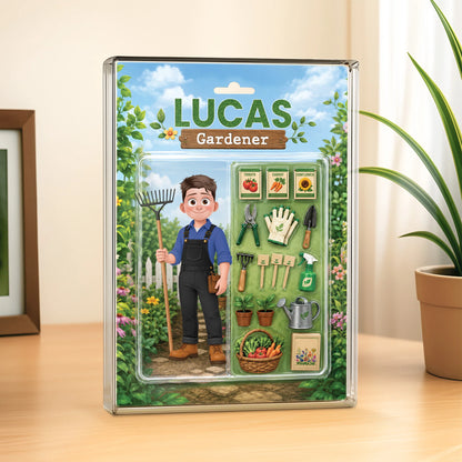 Custom Gardener Acrylic Plaque personalization view for Mom