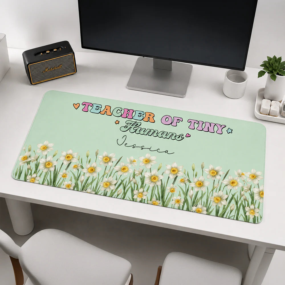 Personalized Teacher Desk Mat personalization view for Teacher