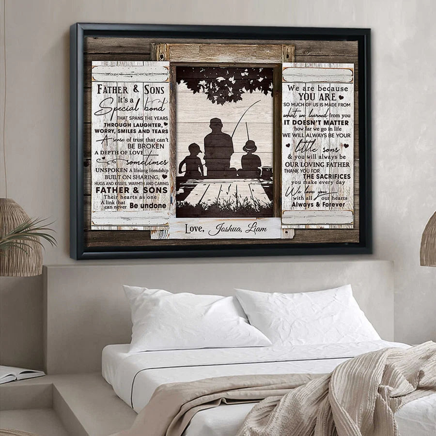 Personalized Fishing Gifts for Dad | Special Dad and Son Gift