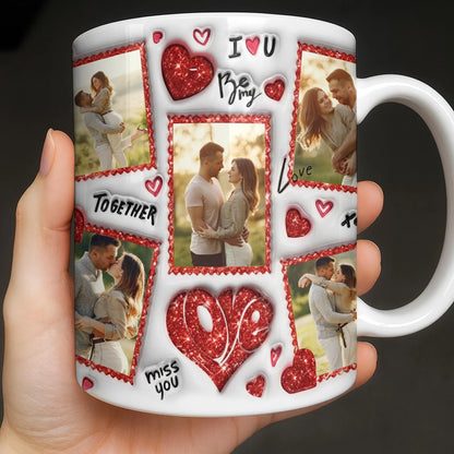 I Love You Be My Love With Hearts And Couple Photos