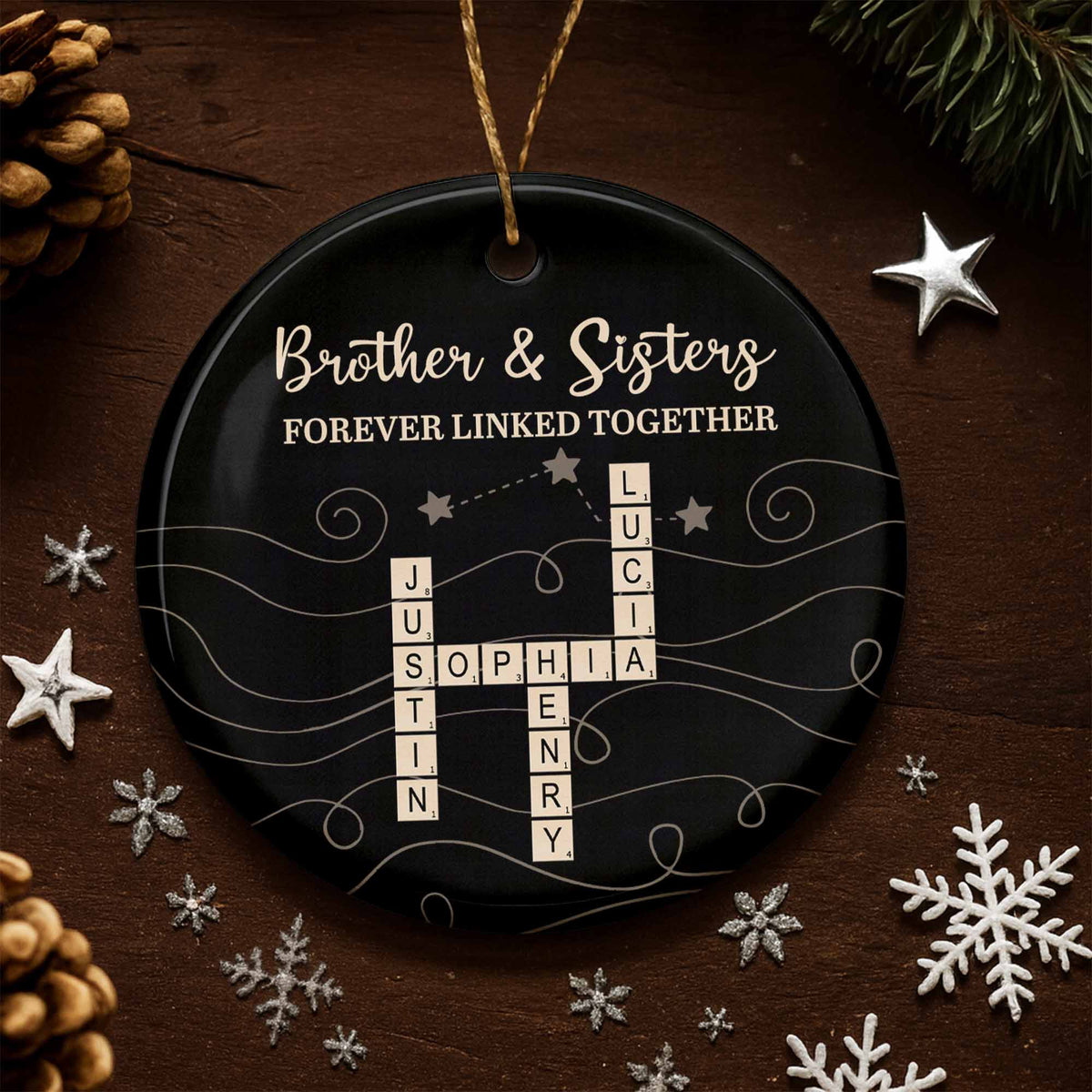 Brother & Sisters Forever Linked Together, Crossword Design