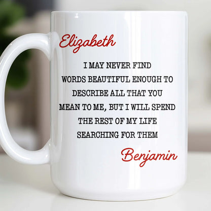 Beautiful Words To Describe You, Searching for Them Forever
