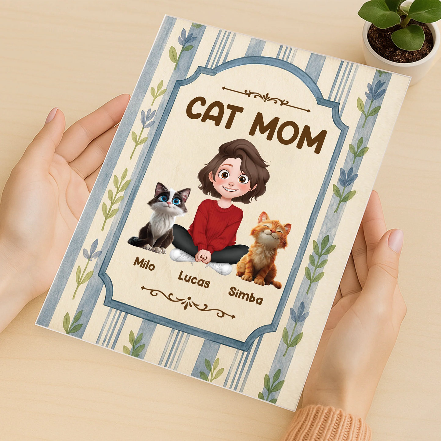 Personalized Cat Dad Acrylic Plaque - Custom Keepsake Gift for Cat Lovers