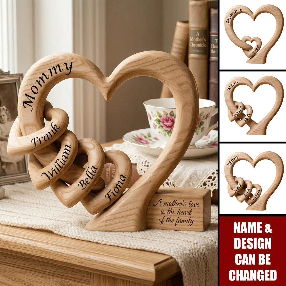 Personalized Mom Acrylic Plaque personalization view for Mom