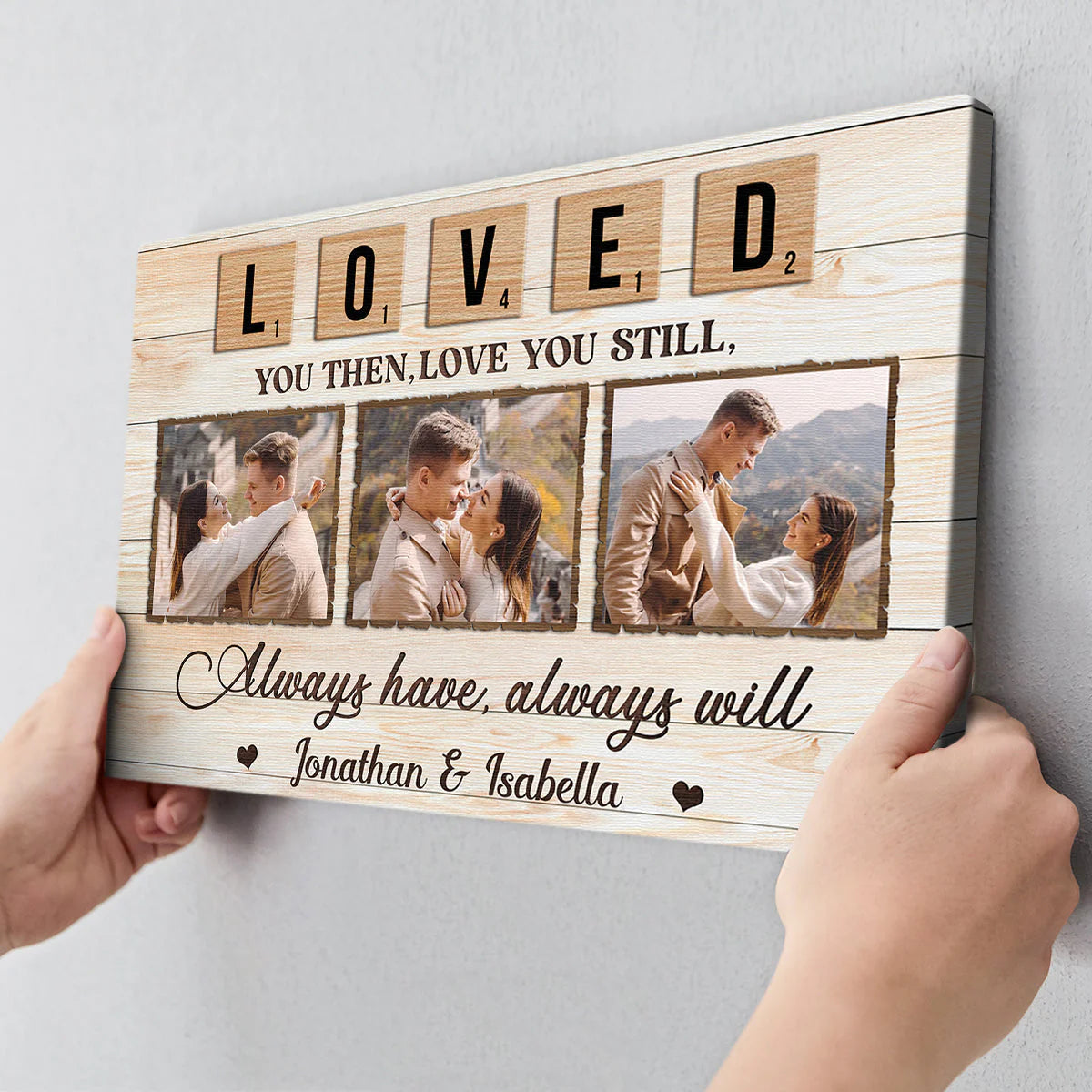 Canvas / Poster gift-ready design for Wife