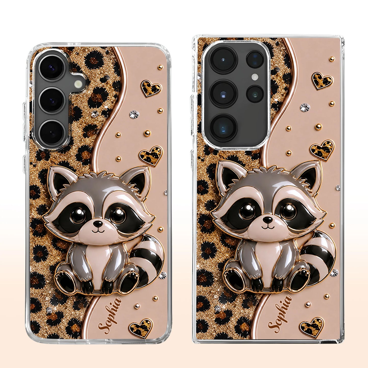 Phone Case material and size view - Personalized Clear Phone Case