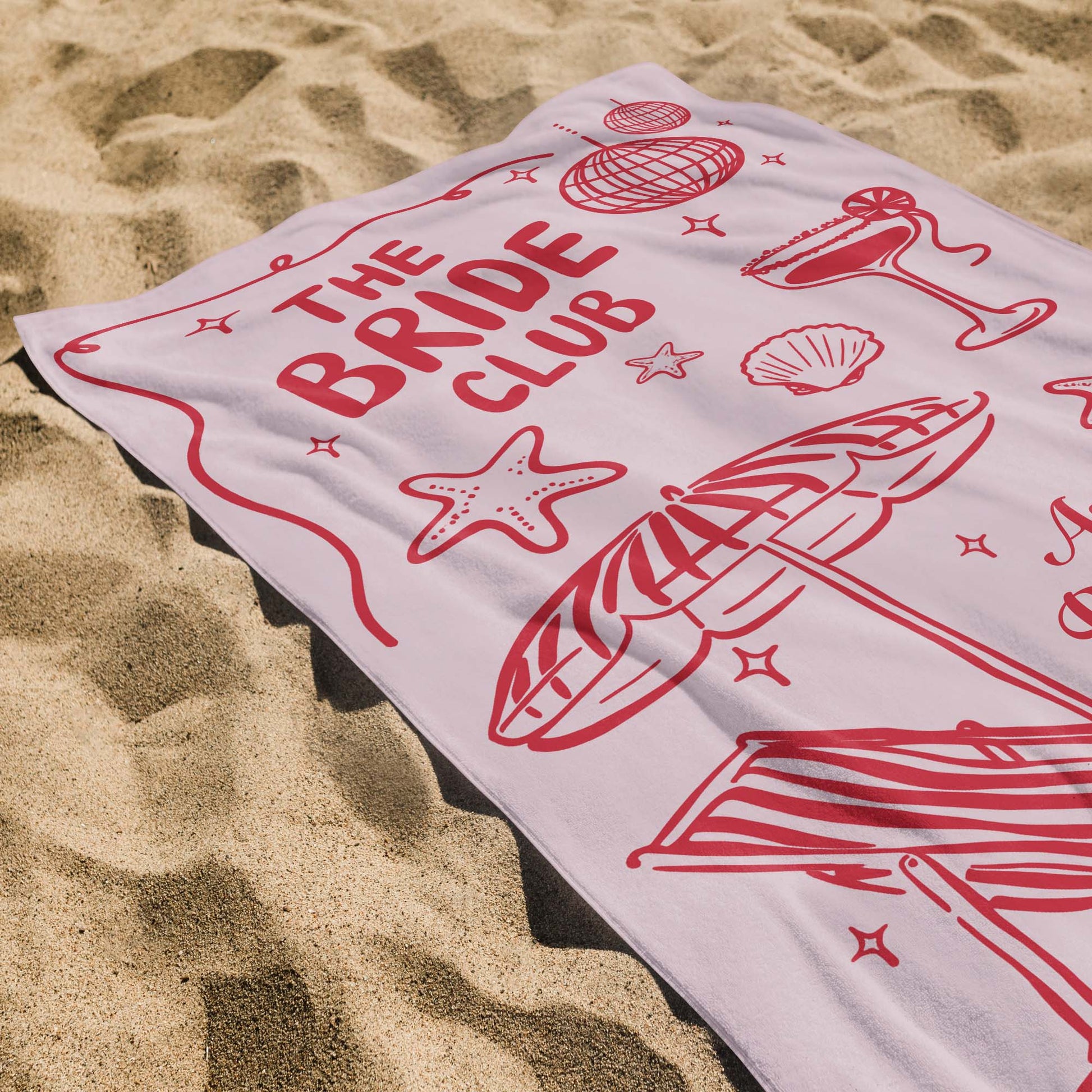 Towel detail view for Bridesmaids / Groomsmen