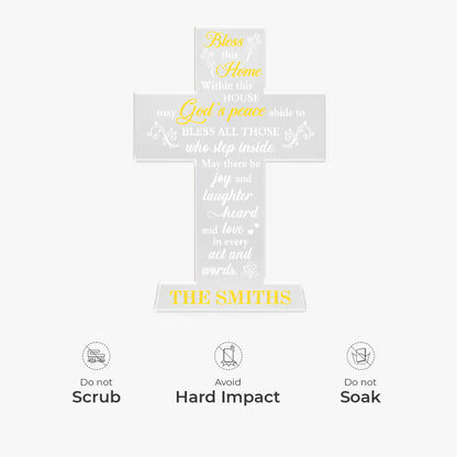 Plaque material and size view - Personalized Housewarming Gift
