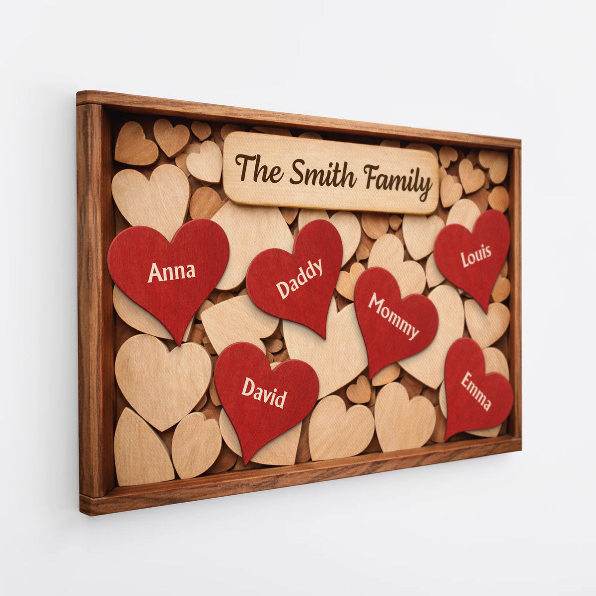 Custom Family Name Canvas / Poster - Personalized Wall Art Gift