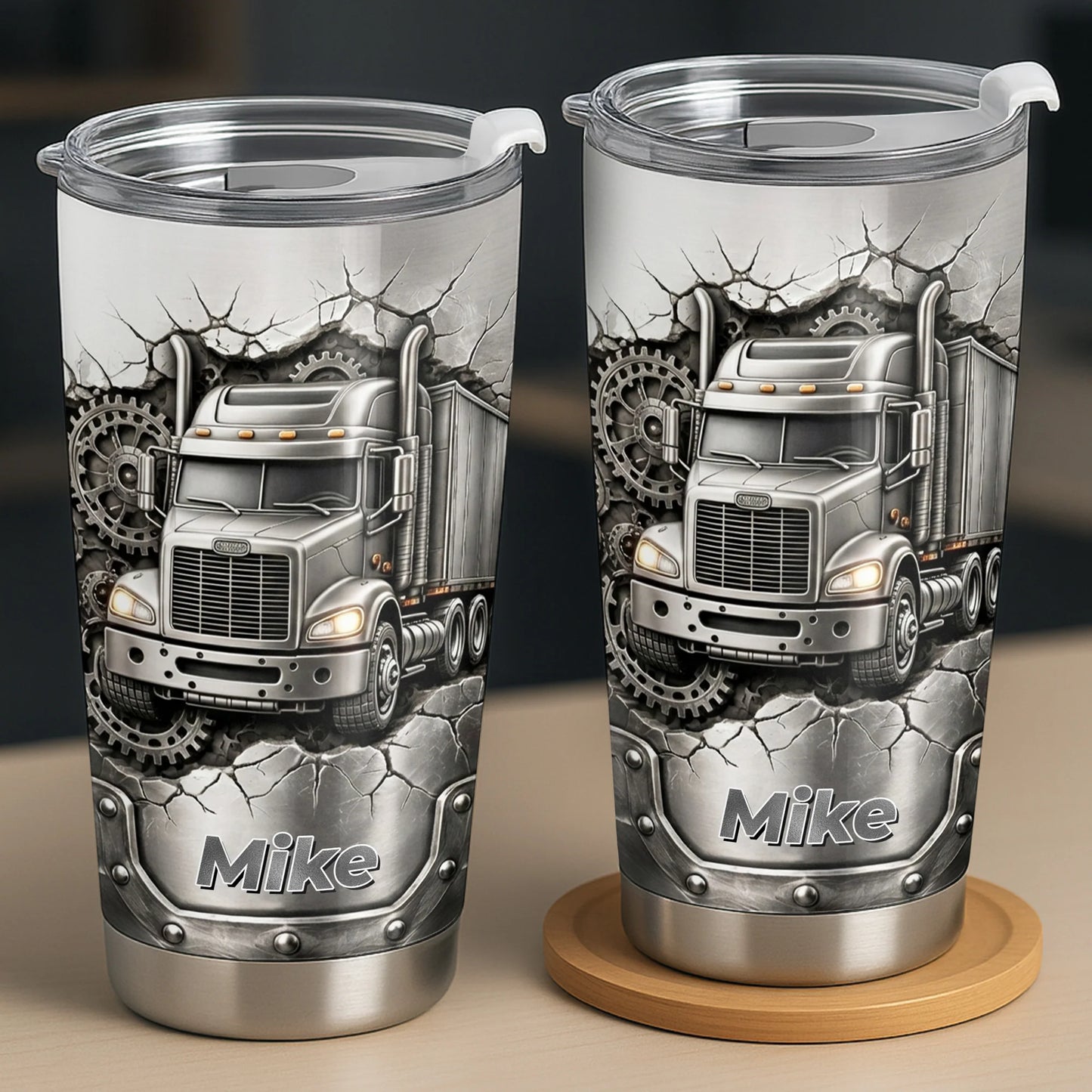 Mike, Rugged Truck With Gears