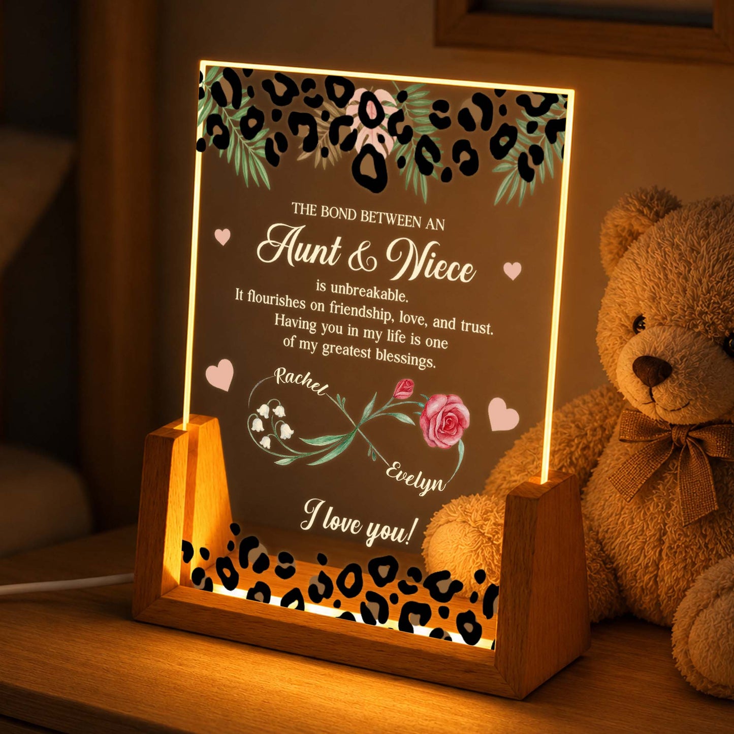 Night Light gift-ready design for Aunt / Uncle