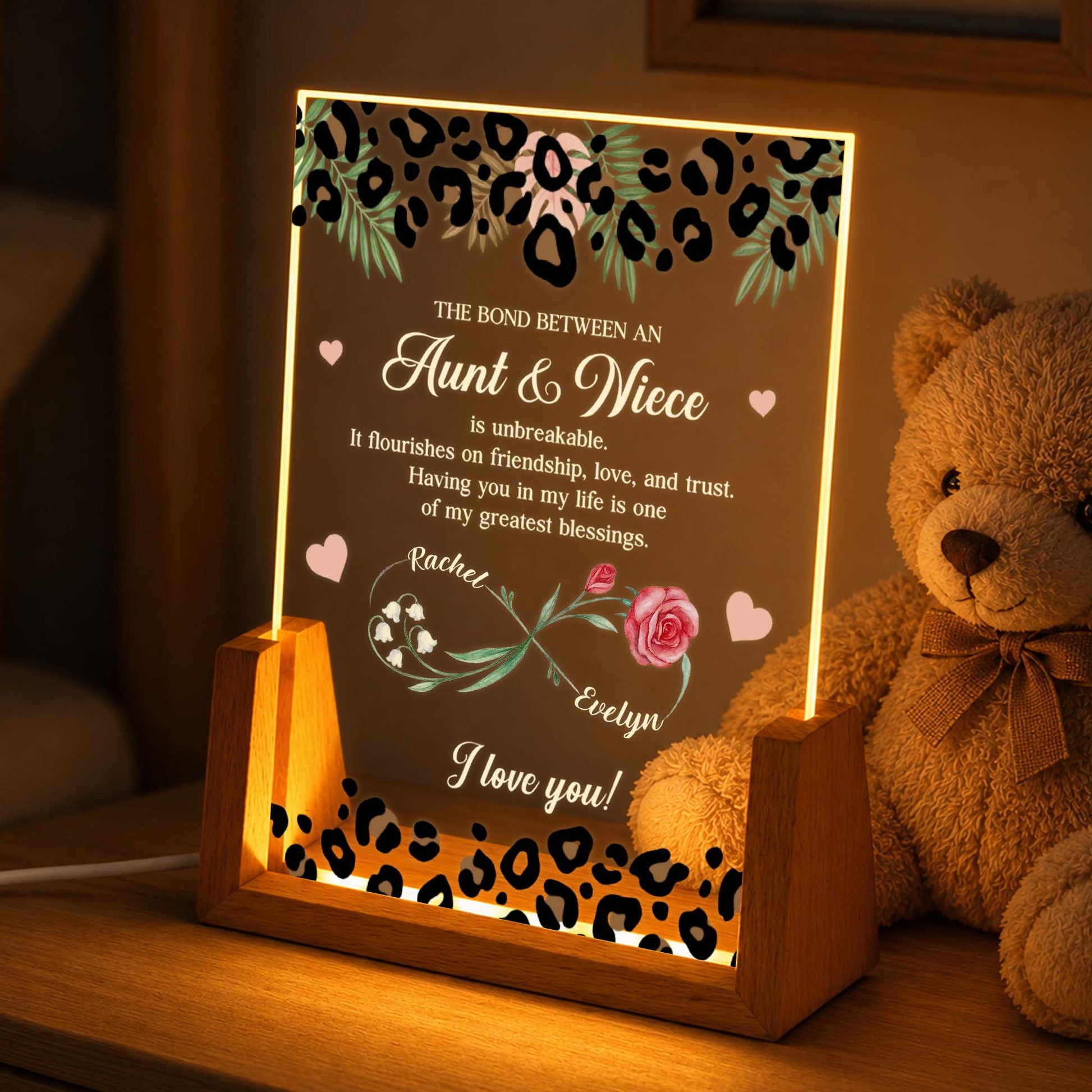Night Light gift-ready design for Aunt / Uncle
