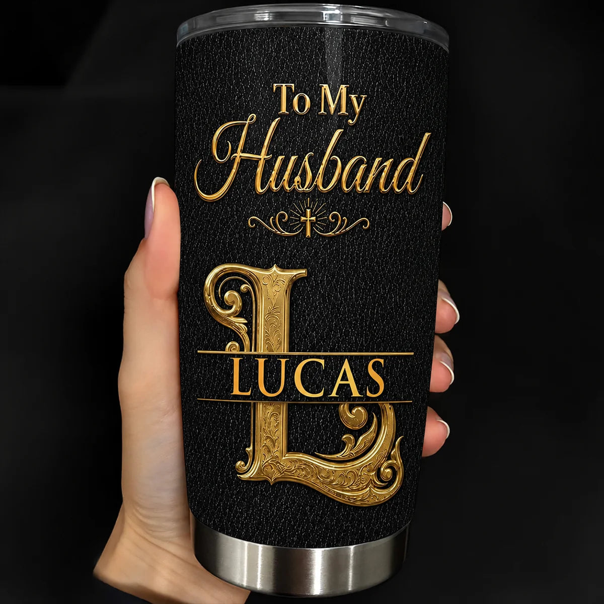 To My Husband Never Forget That I Love You - Personalized Tumbler Gift for Him