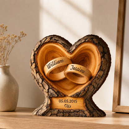 Custom Couple Wooden Plaque personalization view for Couples