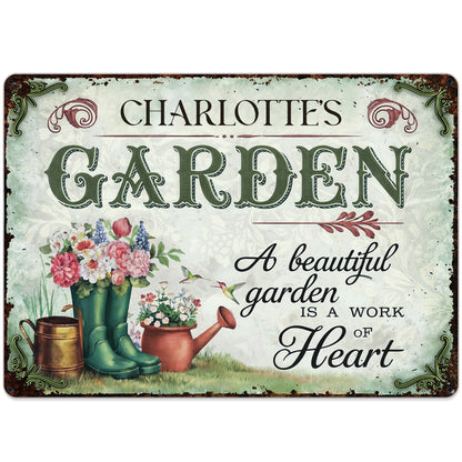 A Beautiful Garden Is A Work Of Heart, Flowers And Garden Boots