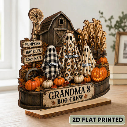 Personalized Grandma Halloween Plaque personalization view for Grandma