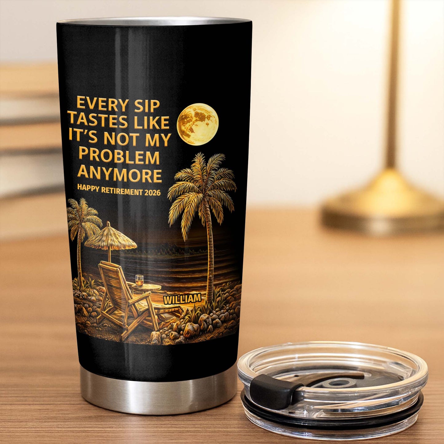 Personalized Retirement Gifts for Coworker / Boss with personalized design details for meaningful gifting