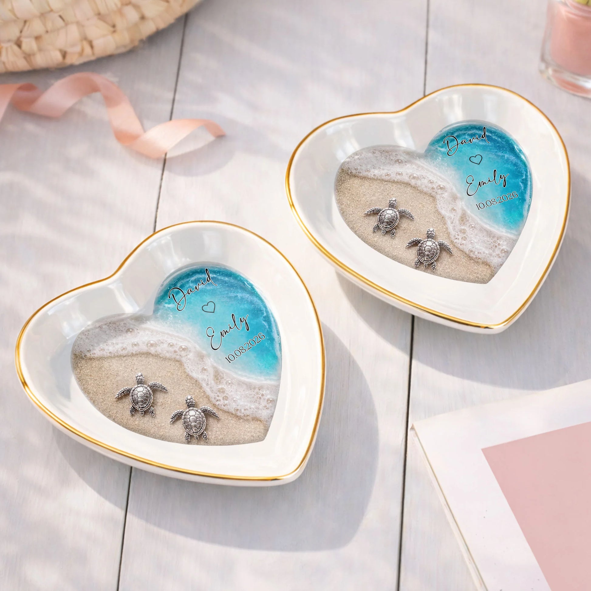 Personalized Jewelry Dish for Wife with personalized design details for meaningful gifting image 9