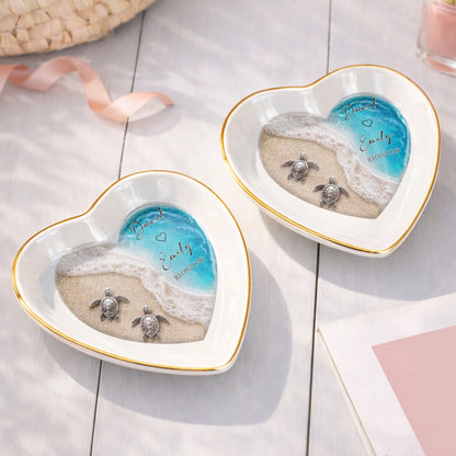 Personalized Jewelry Dish for Wife with personalized design details for meaningful gifting image 9
