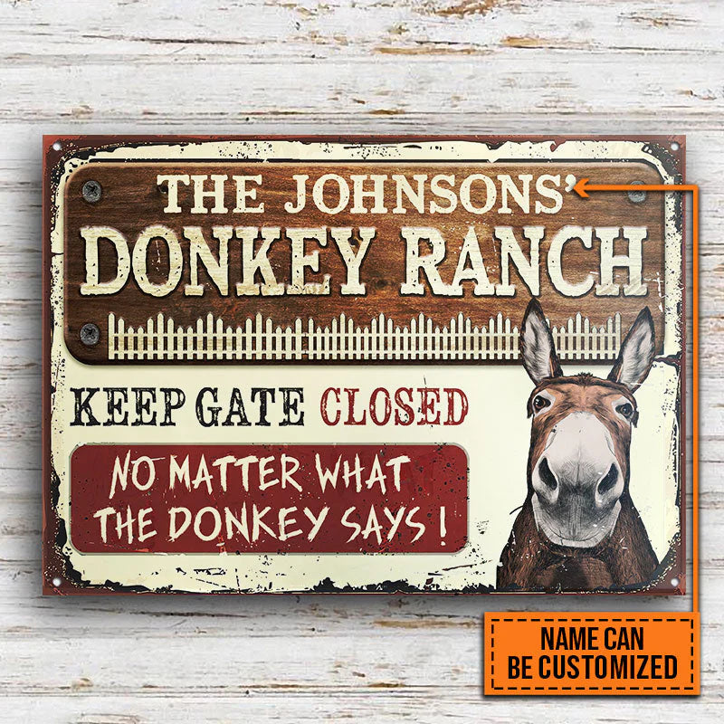 Metal Sign gift-ready design for Family
