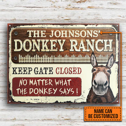 Metal Sign gift-ready design for Family