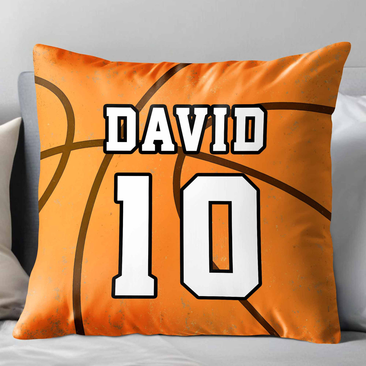 Customize Your Basketball Jersey Pillow With Any Name And Number