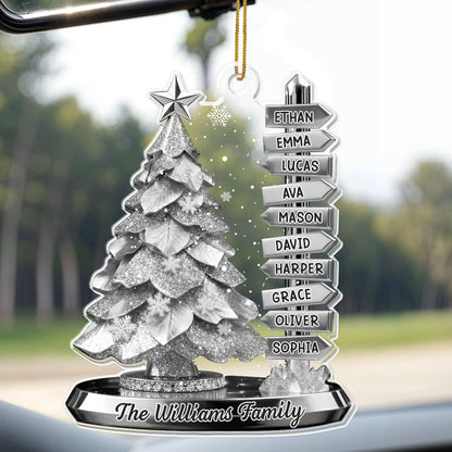 The [Family Name] Family Christmas Tree Ornament