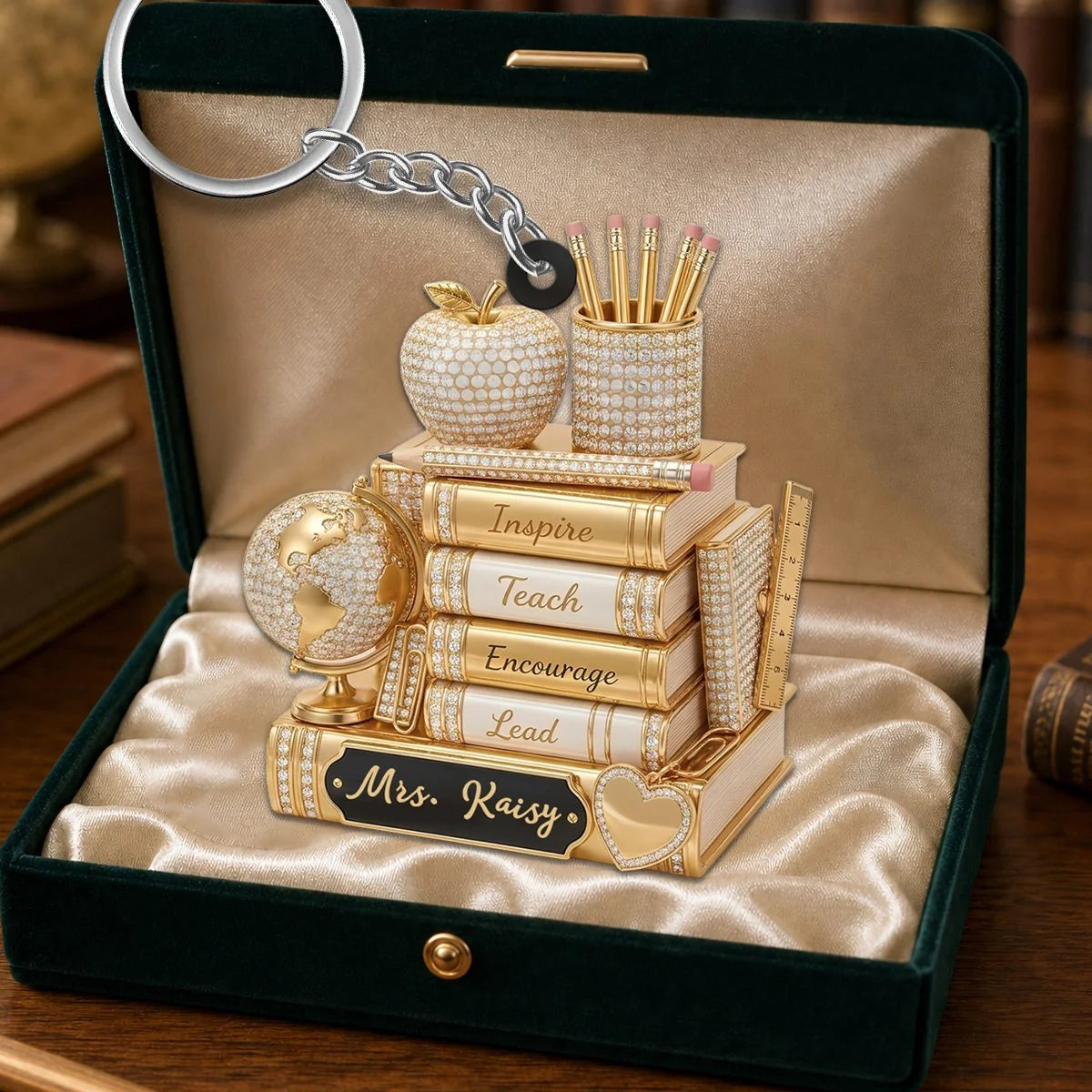 Keychain gift-ready design for Teacher