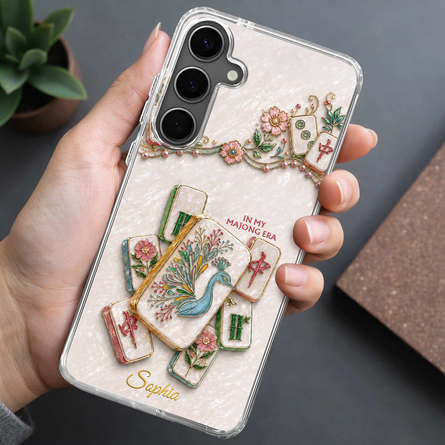 Phone Case material and size view - Custom Mahjong Phone Case