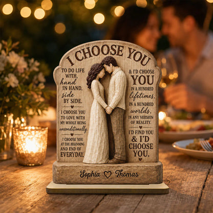 Plaque gift-ready design for Couples