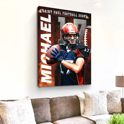 Canvas / Poster gift-ready design for Son/Grandson
