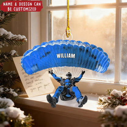 Acrylic Ornament detail view for Son/Grandson