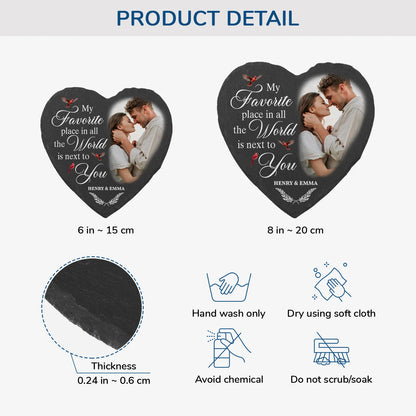 Blanket material and size view - Personalized Memorial Stone