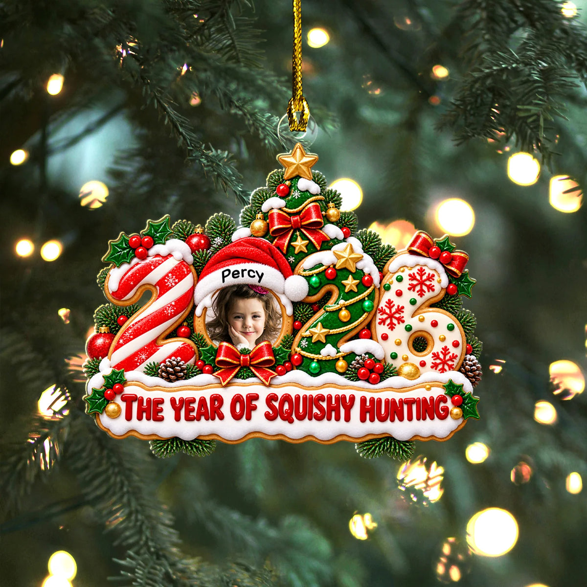 The Year Of Squishy Dumpling Hunting - Personalized Acrylic Ornament - Christmas Acrylic Ornament f86703f8-6c23-4482-83f3-6d4e4efdcbbd-2.jpg