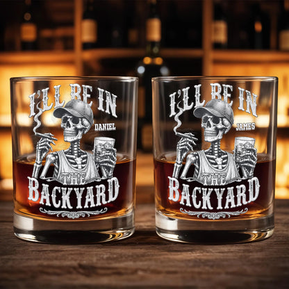 Personalized Whiskey Glass personalization view for Dad
