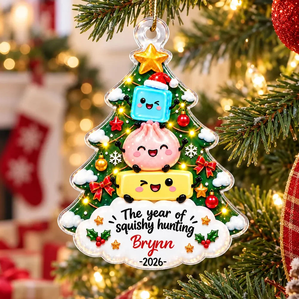 The Year Of Squishies - Personalized Acrylic Ornament - Christmas Gift, Keepsake For Kids, Teenagers ef829c88-b9fb-4985-923a-bcd7dd1aa9a4-banner-3-.png