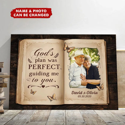 Personalized Couple Canvas Wall Art personalization view for Couples