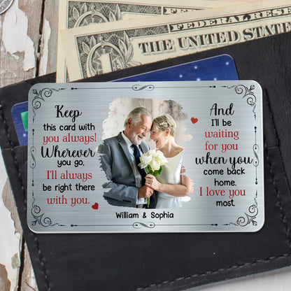 Wallet Card gift-ready design for Husband