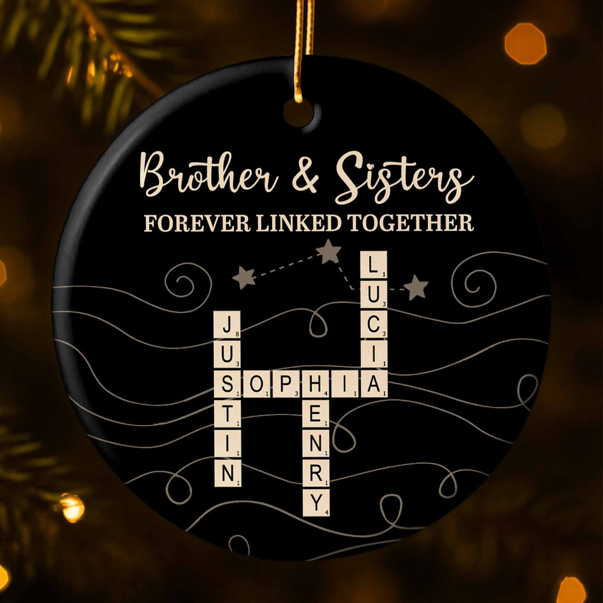 Brother & Sisters Forever Linked Together, Crossword Design