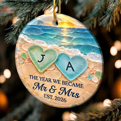 Custom First Christmas Ceramic Ornament - Personalized Anniversary Christmas Wedding Gifts For Husband And Wife, Him And Her - Making Our First Memories e940bf68-5576-4155-a4ae-96ef7e1f0fa6-banner-4.jpeg