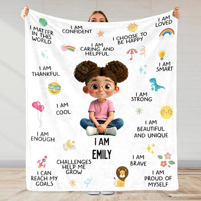 I Am Brave, Beautiful And Unique, Empowering Words For Girls