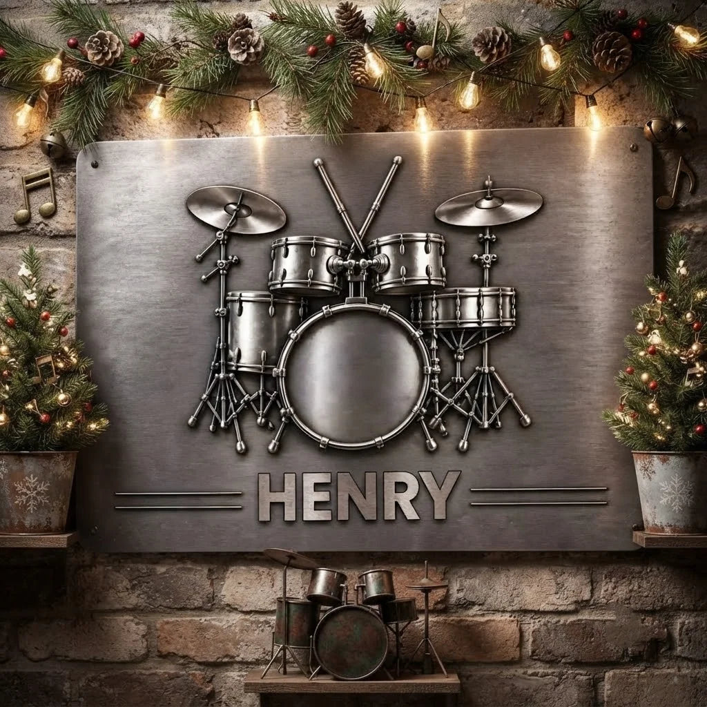 Drums Are My Therapy - Personalized Metal Sign, Gift For Drum Lovers, Brushes Silver Metal Sign 4d2fe3d9-d1be-4eaf-9940-60bc6a43efbc-t-i-xu-ng-50-.png