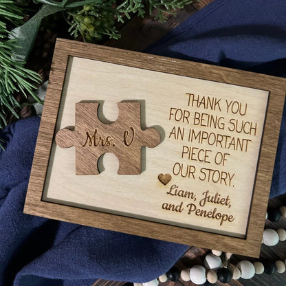 Plaque detail view for Teacher
