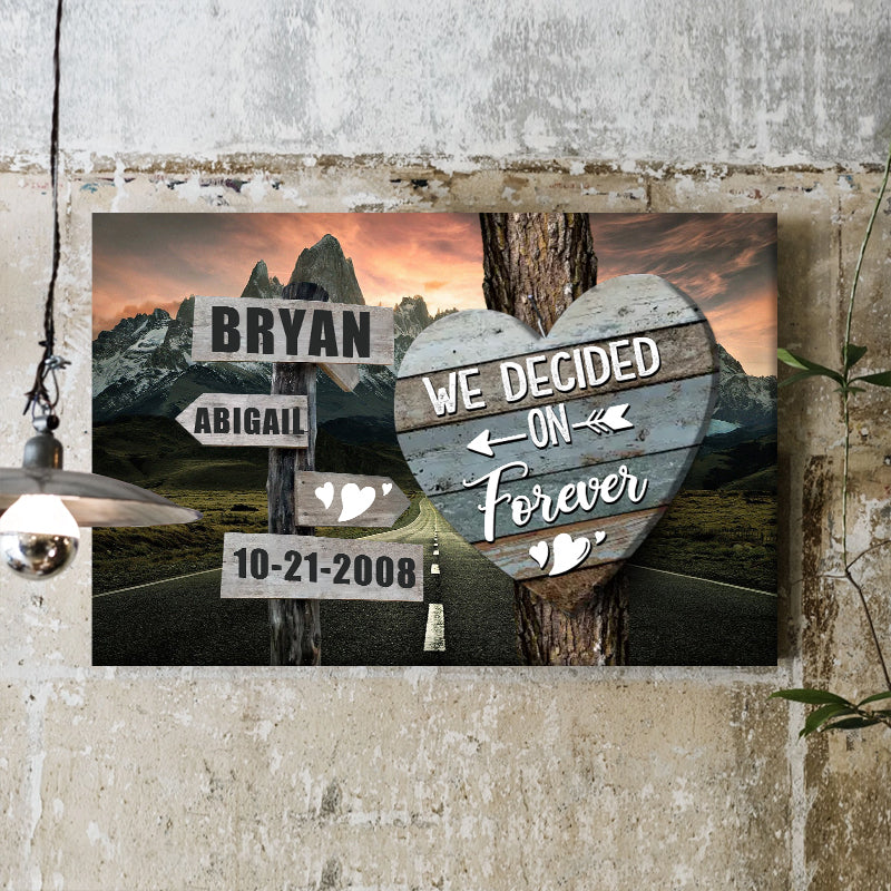 "You And Me We Got This" Personalized Couple Canvas / Poster - Custom Anniversary Wall Art Gift
