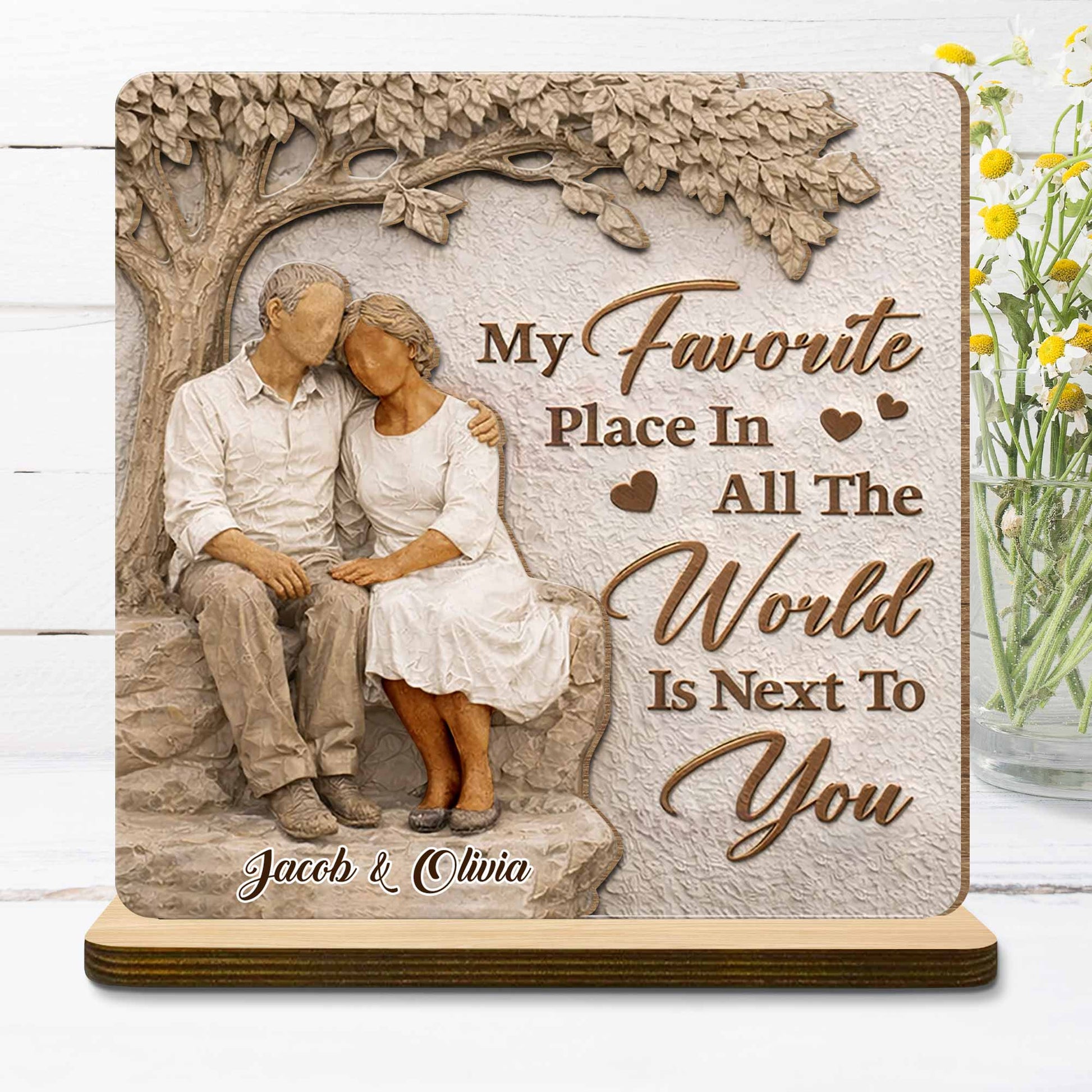Wood Sign gift-ready design for Wife