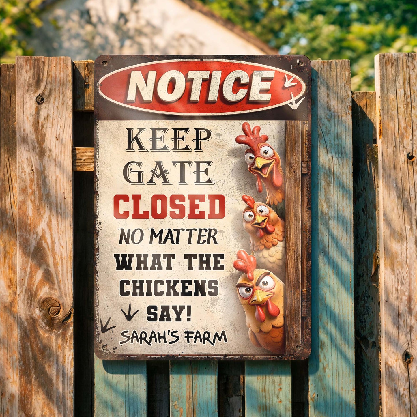 Metal Sign detail view for Family